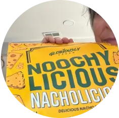 Laurie with her NoochyLicious product