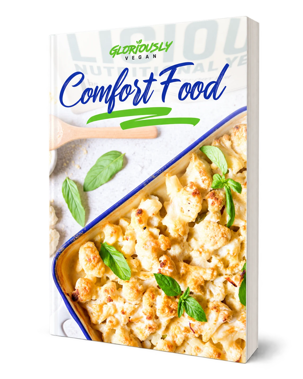 Gloriously Vegan Comfort Food cookbook, front cover