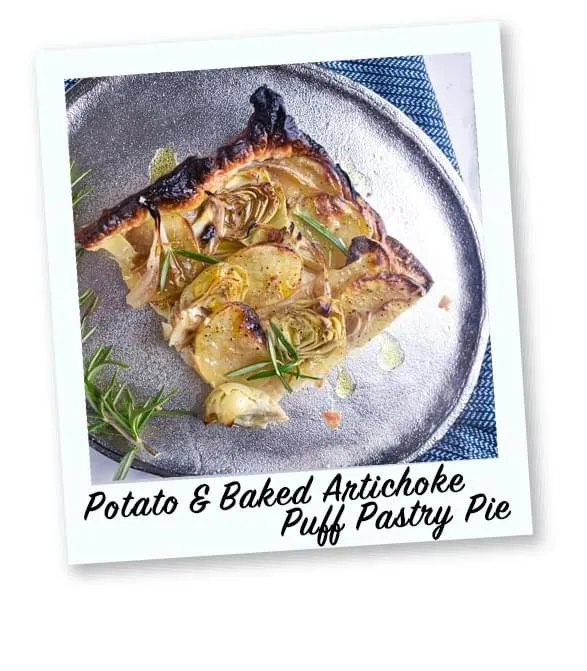 Artichoke Puff Pastry Pie